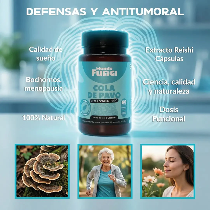 Cola de Pavo - Defensas y Antitumoral