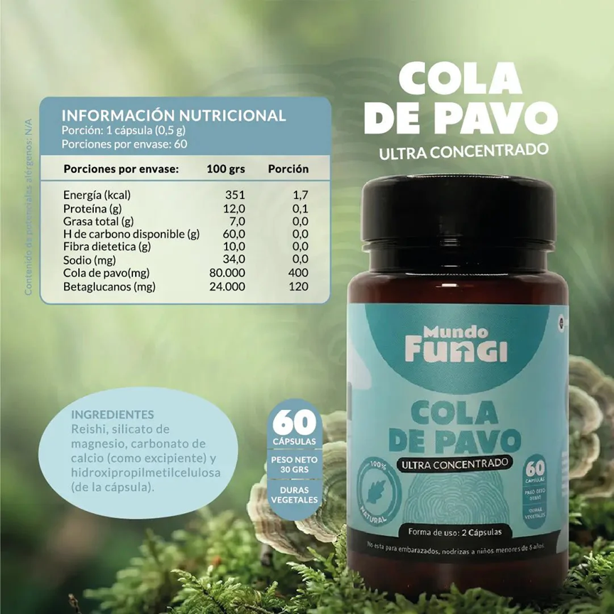 Cola de Pavo - Defensas y Antitumoral