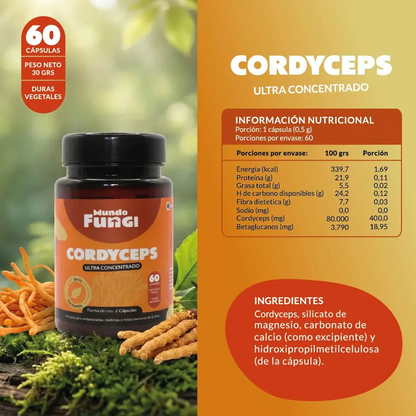Cordyceps - Energía y Oxigenación