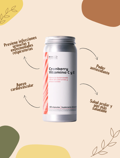 Cranberry + Vitamina C y E MIND NUTRITION