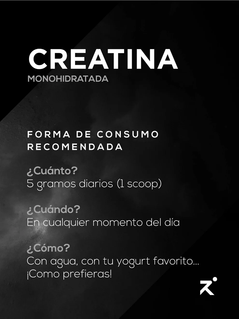 Forma de consumo Creatina Creapure®
