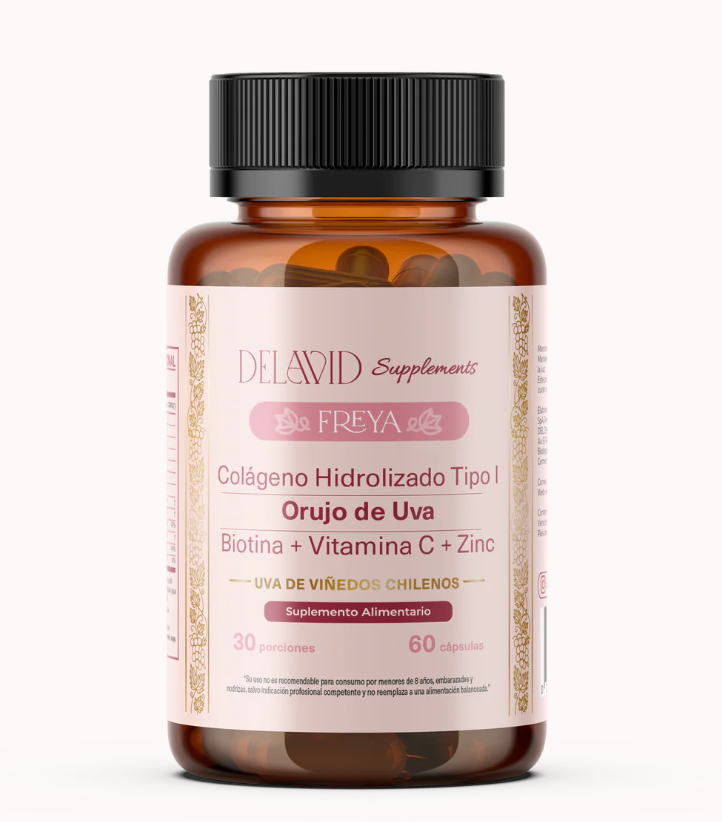 COLÁGENO FREYA + BIOTINA + VITAMINA C + ZINC