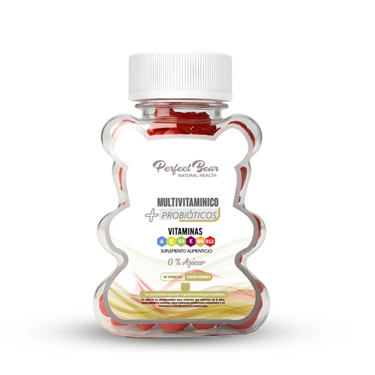 MULTIVITAMÍNICO + PROBIÓTICOS GUMMIES PERFECT BEAR