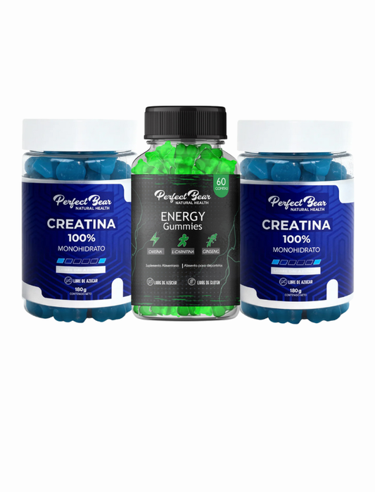 PACK 2 CREATINAS + 1 ENERGY GUMMIES PERFECT BEAR