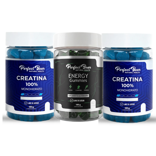 PACK 2 CREATINAS + 1 ENERGY GUMMIES PERFECT BEAR