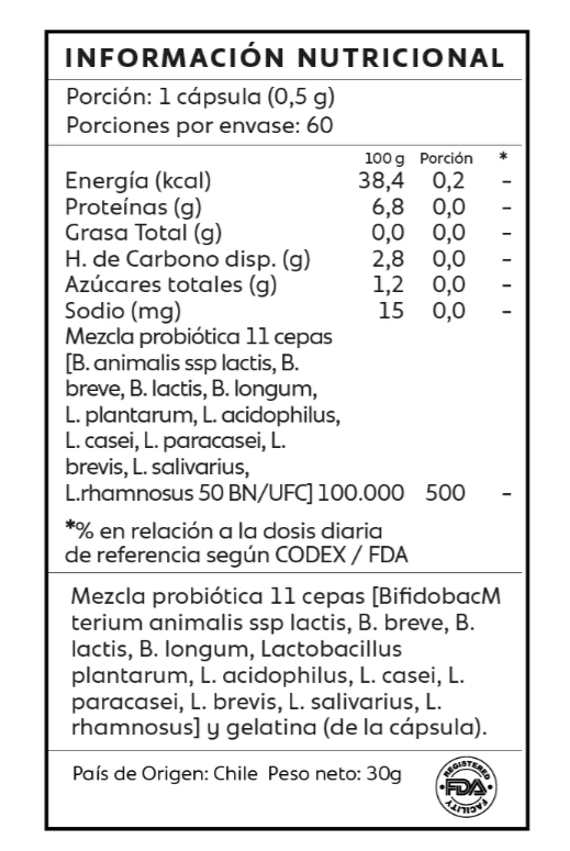Probióticos 11 Cepas