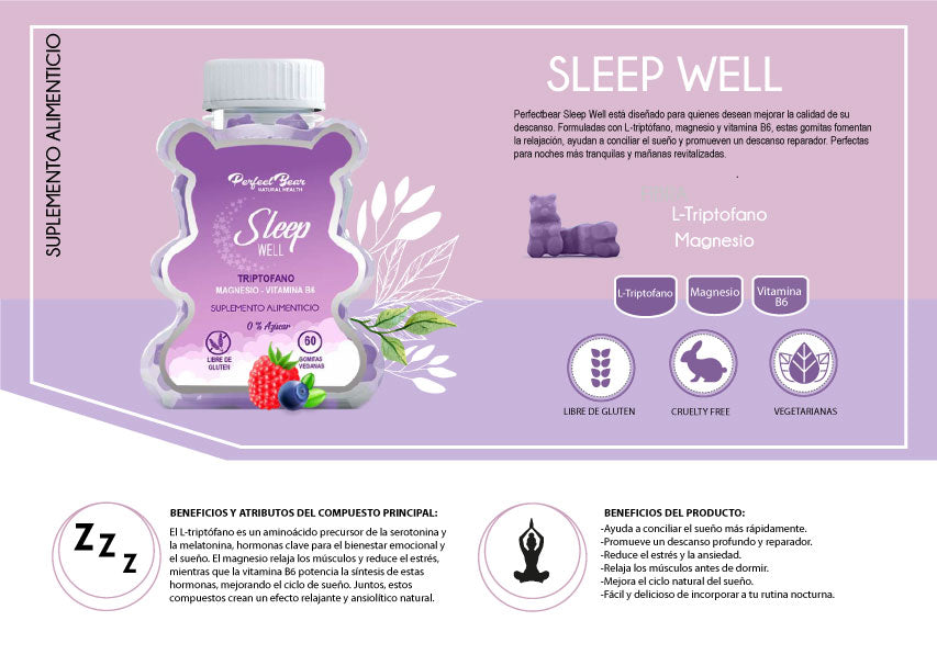 SLEEP WELL PERFECT BEAR